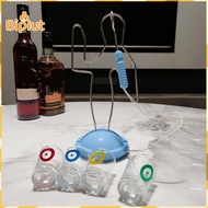 Biplut Party Game with Wine Glasses Fun Buzz Wire Drinking Game Set with Shot Glasses for Adults Per