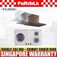 (Bundle) Fujioh FH-GS 5030 SVSS Gas Hob + FR-CL 1890 R Chimney Cooker Hood (900mm)