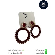 Dhwani Stoned Earrings Collection (Pageant Design)