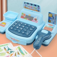 【Free Shipping】Cashier Machine Toys Baby Supermarket Cash Simulated Swipe Scan Register Casher Child