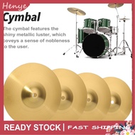 henye-my Ejoyous Golden Drum Cymbal Brass Instrument Cymbals Practical Alloy for Percussion Instrume