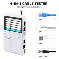 - LAN Cable TESTER 4 in 1 Noyafa NF-3468 RJ45 RJ11 USB BNC Coaxial CCTV Cable Remote Network Cable R