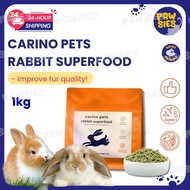 【𝟮𝟰𝗵𝗿 𝗦𝗵𝗶𝗽】 CARINO PETS RABBIT SUPERFOOD 1KG Rabbit Food Pellet 兔子饲料 Makanan Arnab Dedak
