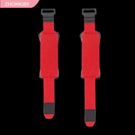 ZHOMKI89 2pcs ​Guitar String Mute Strap, Soft Adjustable force ​Bass Muter​, 18cm&19cm Hook and loop