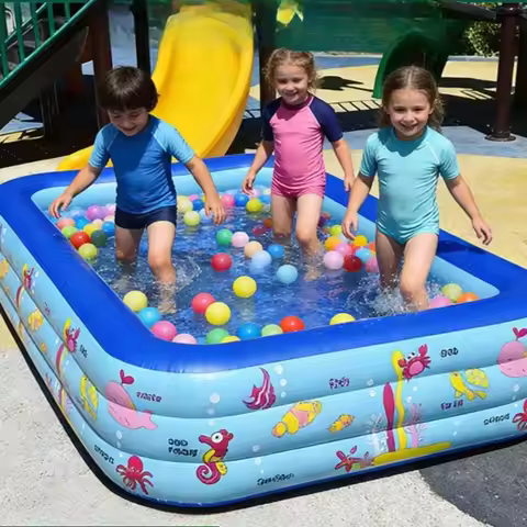 Outdoor Inflatable Hot Tub Spa Heated Portable Family Large Jacuzzi Adults Kids Easy Setup Durable P