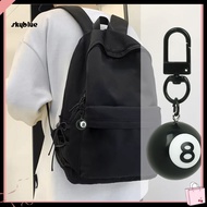 [Sy] Pool Ball Key Ring Billiard Ball Keychain Black 8 Ball Keychain Mini Pool Ball Charm Billiard K