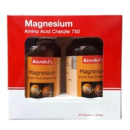 Kordels Magnesium Amino Acid chelate 750 ( 2 x 60 Capsules)