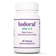 Iodoral 12.5mg Supplement – Iodine for Thyroid Support, Potassium Iodide Tablets, Lugol Solution, Da