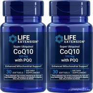 Life Extension Super Ubiquinol CoQ10 with PQQ, 30 softgels (Pack of 2)