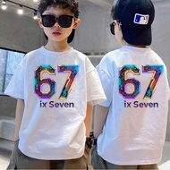 New Product (PH) [220G 100% Cotton T-Shirt] NELLY Boys Short-Sleeved T-Shirt, Colorful Circuit Board