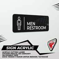 Acrylic SIGN BOARD for MEN Restaurant