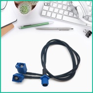 CRE Fakra C Male to Dual Fakra C Female Vehicle Antenna Adapter Cable 50cm 19 inch