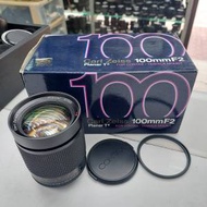 CONTAX CARL ZEISS PLANAR T* 100MM F2 CY MOUNT