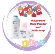 SPECIAL PROMO WHITE DOVE MILK SOAP AND BABY POWDER