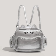 Cat 2D Multifunctional Mechanical Transparent Backpack