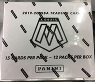 2019-20 PANINI MOSAIC - 12 FAT PACK - JUMBO CELLO BOX - SEALED - BASKETBALL