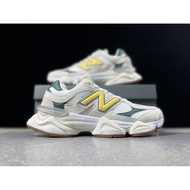 2024 New Style New Balance NB 9060 Equipped with ABZORB Cushioning Technology U9060 Gray Green Yello