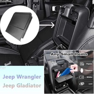 For Wrangler JL/JLU 4XE Jeep Gladiator JT Hidden Box Armrest Storage Intimate Item Tray Organizer Ca