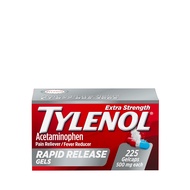 Tylenol Extra Strength Acetaminophen Rapid Release Gels, Pain Reliever and Fever Reducer Medicine, G