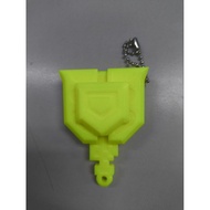 3D printed rotating charge blade (blade/axe form changeable) keychain