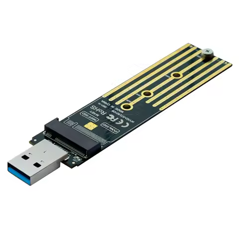 NVME to USB Adapter 2TB M Key SSD Reader USB 3.1 Gen 2 M.2 Converter for 2230 2242 2260 2280 SSD