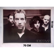 COLDPLAY POSTER JUMBO SIZE 70 CM 田 50 CM