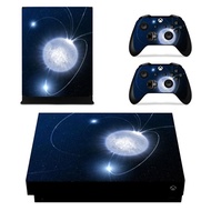 Starry sky Full Faceplates Skin Console &amp; Controller Decal Stickers for Xbox One X Console + Control