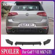 For Volkswagen Golf 7 VII MK7 GTI 2014-2017 car rear lip diffuser