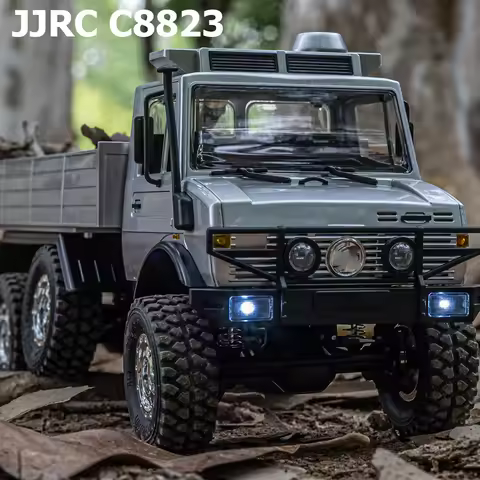 JJRC C8823 RC Car 1/18 6WD 2.4G Remote Control Car Off-road RC Crawler LED Climbing Transport Rescue