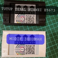 CUSTOM Tutup Baterai Mifi Modem Wifi Huawei E5673 E5673S Modif 3000mah