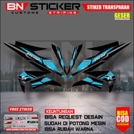 Motorcycle Stripping sticker BEAT transparent street fi espdeluxe custom minimalist racing design BT