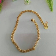 916 Korean Gold File Hand Anklet916