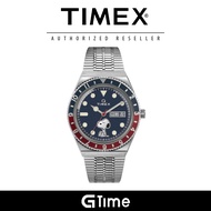[Official Warranty] Timex TMTW2U71300U9 Men's Q Timex Reissue X Snoopy Stainless Steel Watch