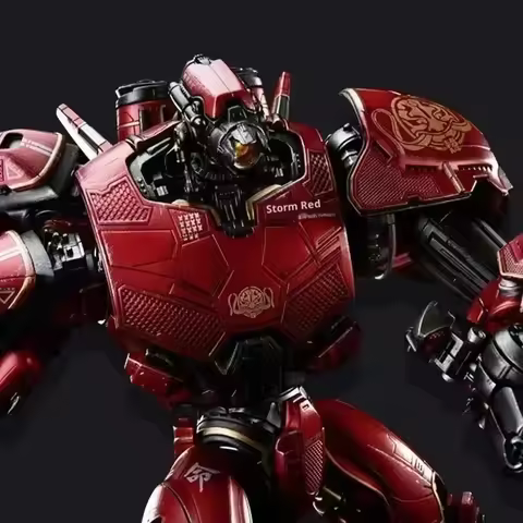 Ling Jihun Pacific Rim Crimson Typhoon Finished Mecha Led Light Emitting Action Figures Toys Collect
