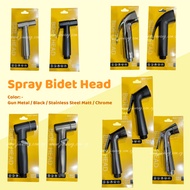 More Design More Offer Spray Bidet Head Gun Metal / Black / Stainless Steel / Chrome