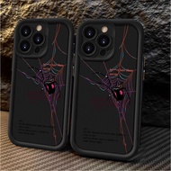 HP IPhone 15 14 Pro Max 13 12 11Pro XR iPhone7 8 Plus 8 6 6S XS XSMax SE 2020 Color Line Spider Soft