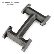 Gesper Tali Pinggang Lelaki Huruf Gesper Tali Pinggang Keluli Tungsten Anti-Calar Perniagaan Belia S