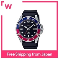 [Casio] CASIO Watch Diver Watch MDV-106B-1A2V Blue x Red Bezel Men's Overseas Model