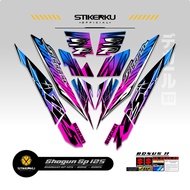 SHOGUN SP 125 STRIPING MOTIF 2 SOGUN STICKER/ SHOGUN SP STICKER/ 2005-2010/ DECAL STICKER/