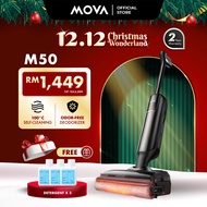MOVA M50 Wet Dry Floor Washer & Vacuum Cleaner | 100% Anti-tangle | 100°C Self-Cleaning | Odor-Free 