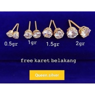 DESI 925 GOLD SILVER EARRINGS