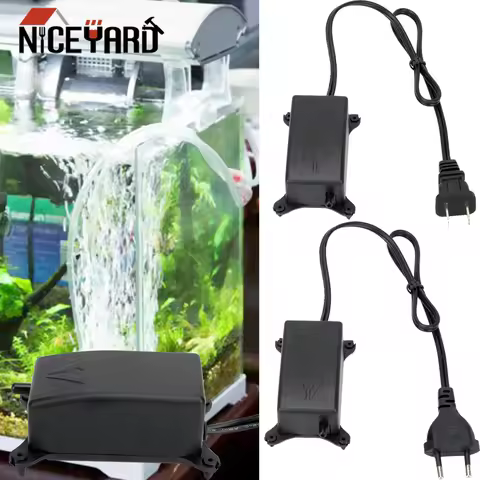 NICEYARD Ultra Low Noise Mini Fish Tank Oxygen Pump Aquarium Air Pump Fish Tank Air Compressor Oxyge