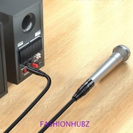 FASHIONHUBZ XLR Cable Aux Line, Audio To XLR 6.35 Large Three Core Jack 6.5 Balanced Microphone Cabl