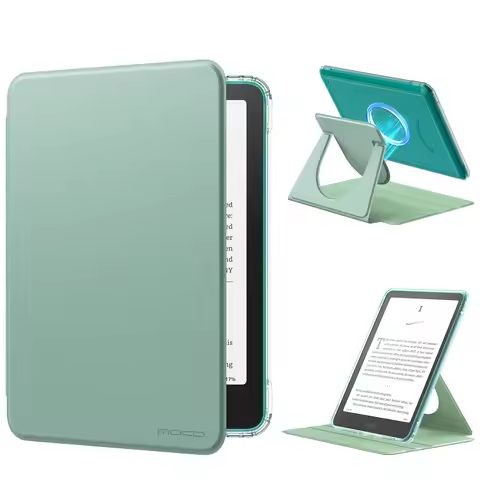 360° Rotating Case for 7" New Kindle Paperwhite 12th Generation 2024/ Kindle Colorsoft 2025,Magnetic