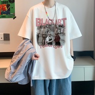 Jin T-Shirt Pure Cotton Short-Sleeved new Men's Trendy Shoulder 80-300 High Street 23 Genuine new St