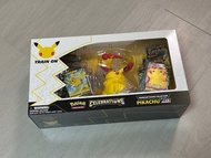 現貨 全新 美版 英語版 Pokemon TCG Celebrations Pikachu VMAX Premium Figure Collection 寶可夢 25週年紀念 比卡超禮盒