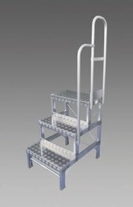 ESCO EA903XF-60 Workbench with Right Handrail 23.6 x 13.4 inches (600 x 340 mm) / 2 Tier