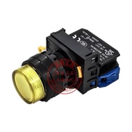 Hot Style Original IDEC Yellow with Light Convex Self-Locking Button YW1L-A2E10QM3Y 220V Q4Y 24V 3fb