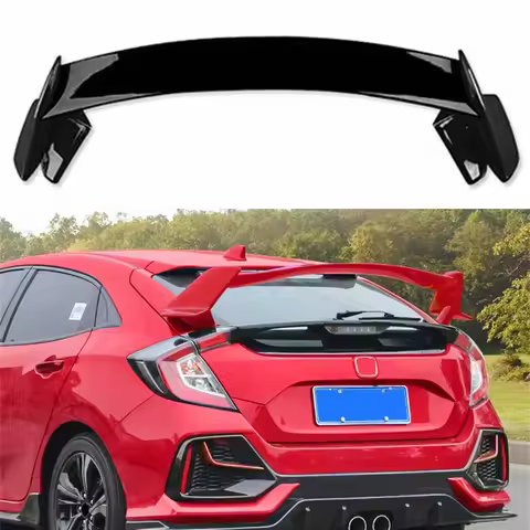 Hatchback Rear Spoiler for Honda Civic 2016 2017 2018 2019 2020 10th Gen FK7 Type-R Style Tuning Roo