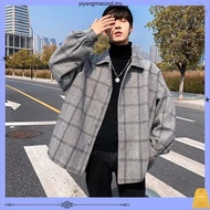 Korean Fashion Men's Casual Jacket M-3XL Fashion Men's Casual Ja cket Cpmax Lapel Single-Breasted Pl
